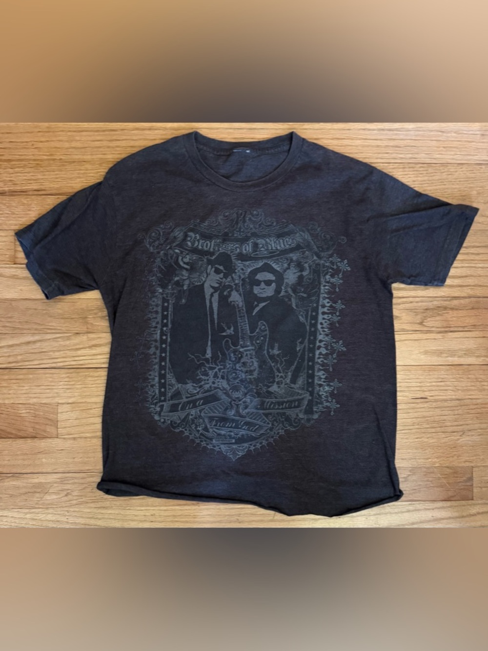 Blues Brothers Graphic Tee in Charcoal